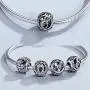 ChicSilver 925 Sterling Silver Alphabet Letter A-Z Charms Initial Cubic Zirconia Charms Beads for Bracelets Necklaces(with Gift Box) ChicSilver 925 Sterling Silver Alphabet Letter A-Z Charms Initial Cubic Zirconia Charms Beads for Bracelets Necklaces(with Gift Box)