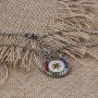 BAUNA Order of The Eastern Star Necklace OES Symbol Jewelry OES Sorority Gift for Women Girls