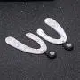 Fashion Horseshoe Acrylic Dangle Earrings Statement Acetic Acid Long Drop Earrings For Women Trendy Pendientes Jewelry