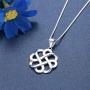 GDDX 925 Sterling Silver Good Luck Polished Celtic Knot Cross Pendant Necklace for Womens