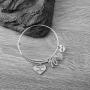 Infinity Collection 70th Birthday Gifts for Women, 70th Birthday Charm Bracelet, Perfect 70th Birthday Gift Ideas