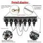 ETERNITY J. Elegant Vintage Princess Black Lace Gothic Statement Necklace Bracelet Victorian Lolita Choker Pendant Vampire Chain ETERNITY J. Elegant Vintage Princess Black Lace Gothic Statement Necklace Bracelet Victorian Lolita Choker Pendant Vampire Chain