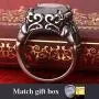 U7 Men Vintage Dragon Claw Ring, Gothic Skull Ring, Statement Bully Ring, Retro Hawk Rings, Ring Size 6 to 13, with Gift Box U7 Men Vintage Dragon Claw Ring, Gothic Skull Ring, Statement Bully Ring, Retro Hawk Rings, Ring Size 6 to 13, with Gift Box