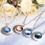 LOLIAS 12 Pcs Crescent Moon Pendant Necklaces for Women Girls Gifts Jwelry