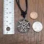 OhDeal4U Septagram 7 Pointed Fairy Star Heptagram Pewter Pendant Charm Amulet w Necklace OhDeal4U Septagram 7 Pointed Fairy Star Heptagram Pewter Pendant Charm Amulet w Necklace