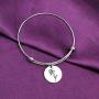 Detailed Personalized Birth Flower Bracelet Birth Month Bracelet Birthday Gift for Her
