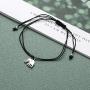 Elephant Gifts Friendship Bracelet for Women, Inspirational Lucky Elephant Adjustable Handmade Black Red Cord String Bracelet With Message Card Friendship Elephant Gifts for Girls Best Friend