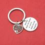 De&ai Daughter in Laws Wedding Day Birthday, Marriage Made You My Family Love Made You My Daughter Keychain