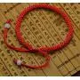 Skyflying 2PCS Cotton Red Line Lucky Love Chain Kabbalah Adjustable Bracelet Ankle Chain Protection Faith Unisex