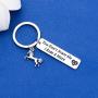 FAADBUK Horse Lover Gift Horseback Riding Keychain Horse Owner Gift You Dont Scare Me I Ride A Mare Jewelry Equestrian Gift