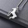 Kai Urns Jewelry Horse Pet Cremation Memorial Urn Ashes Pendant Necklace for Men and Women
