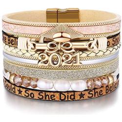 Inspirational Graduation Gifts for Her 2021 Bracelets College High School Graduation Present for Girls Boys