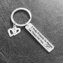 I Pinky Promise to Always be There for You Keychain Inspirational Gift for Family Friends