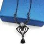 LOTIITEL Gothic Jewelry Black Skull Spider Pendant Gothic Spider Necklaces for Women Teen Girls LOTIITEL Gothic Jewelry Black Skull Spider Pendant Gothic Spider Necklaces for Women Teen Girls