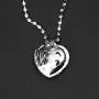 JoJo & Lin Titanic Ocean Heart Pendant Necklaces For Women Blue Crystal Rhinestone Silver Plated Necklace Jewelry JoJo & Lin Titanic Ocean Heart Pendant Necklaces For Women Blue Crystal Rhinestone Silver Plated Necklace Jewelry