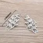 Women Gold Silver Butterfly Long Earrings. Charm Tassel Butterfly Dangle Earring,Insect Wings Chain Stud Earrings for Girls Jewelry