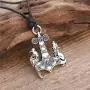 fishhook Wicca Vintage Norse Mjolnir Thors Hammer Celtic Knot Raven and Wolf Pendant Necklace Jewelry fishhook Wicca Vintage Norse Mjolnir Thors Hammer Celtic Knot Raven and Wolf Pendant Necklace Jewelry