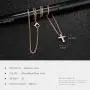 TEMICO Tiny Simple Cross Pendant for Children Boys Girls Stainless Steel Small Necklace with 16'' Chain TEMICO Tiny Simple Cross Pendant for Children Boys Girls Stainless Steel Small Necklace with 16'' Chain