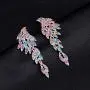 mecresh Angel Wings Vintage Style Wedding Crystal Rhinestone Cluster Chandelier Hollow Dangle Earrings mecresh Angel Wings Vintage Style Wedding Crystal Rhinestone Cluster Chandelier Hollow Dangle Earrings