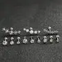 Besteel 16G Stainless Steel Cartilage Stud Earrings CZ Helix Tragus Daith Conch Monroe Piercing Set for Women Men Besteel 16G Stainless Steel Cartilage Stud Earrings CZ Helix Tragus Daith Conch Monroe Piercing Set for Women Men