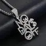 LC8 Jewelry Hip Hop Iced Out No Day OFF Pendant Chain Fashion Creative Necklace for Men Women LC8 Jewelry Hip Hop Iced Out No Day OFF Pendant Chain Fashion Creative Necklace for Men Women