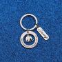 WUSUANED Inspirational Keychain Never Forget How Strong You Are Keychain With Strong Charm Graduation Gift