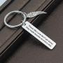 Memorial Keychain Those We Love Dont Go Away They Walk Beside Us Every Day Sympathy Gift Remembrance Jewelry in Memory of Dad Mom Gift