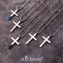 555Jewelry Cross Necklace for Men Women, Stainless Steel Pendant with 16-24” Chain 555Jewelry Cross Necklace for Men Women, Stainless Steel Pendant with 16-24” Chain