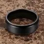 TUSEN JEWELRY Black Zirconium Ring Mens Wedding Band Comfort Fit 8mm TUSEN JEWELRY Black Zirconium Ring Mens Wedding Band Comfort Fit 8mm