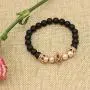Muyasea 8mm Beads Crown King Charm Bracelet for Men&Women Natural Semi-Precious Stones Collection Reiki Friendship Gift Bracelets