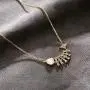 Fruitful Jewelry Fish Bones Necklace and Bracelet Set- Fish Bones Necklace&Bracelet Set Symbolizing Human and Nature Should Live in Harmony.