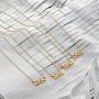 Fettero Birth Year Necklace,Tiny Number Necklace,Wedding Date Necklace Gift for Her,1990-1993