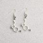 Happiness Serotonin Molecule Y Necklace Chemistry Jewelry Science Teacher Gifts for Science Lovers