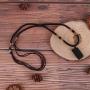 Natural Black Tourmaline Stone Necklace Crystal Black Tourmaline Pendant Original Stone Ore Jewelry Accessories