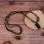 Natural Black Tourmaline Stone Necklace Crystal Black Tourmaline Pendant Original Stone Ore Jewelry Accessories