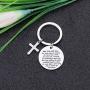 CYTING Inspirational Keychain May God Give Rainbow for Every Storm Irish Blessing Keychain Graduation Gift Encouragement Gift for Her