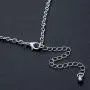 Hapibuy Crystal Bridal Wedding Necklace and Earrings Jewelry Set For Women and Brides Hapibuy Crystal Bridal Wedding Necklace and Earrings Jewelry Set For Women and Brides