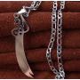 Engraved Imam Ali Sword Zulfikar Zolfiqar Necklace Islamic Arabic Art Islam Muslim Art