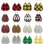 Teardrop Leather Earrings for Women Leopard Print Leather Earrings Lightweight Faux Leather Leaf Earrings 16 Pairs Teardrop Leather Earrings for Women Leopard Print Leather Earrings Lightweight Faux Leather Leaf Earrings 16 Pairs