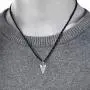 TANGPOET Viking Necklace for Men Sterling Silver Wolf Valknut Vegvisir Arrow Pendant Viking Jewelry Gift for Women Teens TANGPOET Viking Necklace for Men Sterling Silver Wolf Valknut Vegvisir Arrow Pendant Viking Jewelry Gift for Women Teens