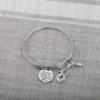 Correctional Officer Wife Gift My Heart Belongs to a Correctional Officer Keychain Gift Form Correctional Officer Mom Wife Daughter Handcuff Charm Jewelry Police Officer
