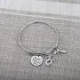 Correctional Officer Wife Gift My Heart Belongs to a Correctional Officer Keychain Gift Form Correctional Officer Mom Wife Daughter Handcuff Charm Jewelry Police Officer