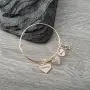 Godmother Bangle Bracelet- Godmother Gift- Rose Gold Godmother Jewelry- Gift from Godchild Godmother Bangle Bracelet- Godmother Gift- Rose Gold Godmother Jewelry- Gift from Godchild