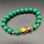 Homelavie Feng Shui Pixiu Bracelet 10mm Amulet Dragon Natural Stone Beads Bracelet Attract Wealth Money and Good Luck