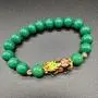 Homelavie Feng Shui Pixiu Bracelet 10mm Amulet Dragon Natural Stone Beads Bracelet Attract Wealth Money and Good Luck