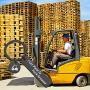 FAADBUK Funny Forklift Driver Gift Forklift Driver Keychain I Get Paid to Fork Around Jewelry Forklift Gift for Husband Boyfriend Men Son Friend