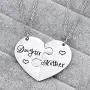 iJuqi Mother Daughter Necklace Gifts - 2PCS Mom Necklace from Daughter, Mom Gifts Daughter Gifts for Christmas Mothers Day iJuqi Mother Daughter Necklace Gifts - 2PCS Mom Necklace from Daughter, Mom Gifts Daughter Gifts for Christmas Mothers Day