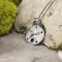 Honolulu Jewelry Company Sterling Silver Sand Dollar Necklace Pendant with 18'' Box Chain