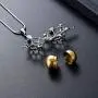 memorial jewelry Cremation Jewelry Hollow Ball Shape with Jar Urn Pendant Necklace Pet Cremation Ash Urn Jewelry Ashes Keepsake memorial jewelry Cremation Jewelry Hollow Ball Shape with Jar Urn Pendant Necklace Pet Cremation Ash Urn Jewelry Ashes Keepsake