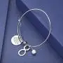 CJ&M Aunt Niece Bracelet Bangle Bracelet - Aunt Jewelry- Bracelets for Aunts and Nieces-Gift for Special Aunt & Niece CJ&M Aunt Niece Bracelet Bangle Bracelet - Aunt Jewelry- Bracelets for Aunts and Nieces-Gift for Special Aunt & Niece